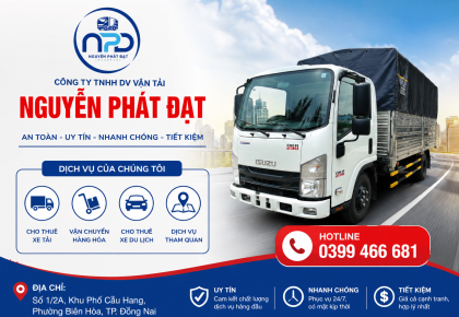 Thuê Xe Tải Tại Đồng Nai Uy Tín, Giá Tốt – Phục Vụ Nhanh 24/7
